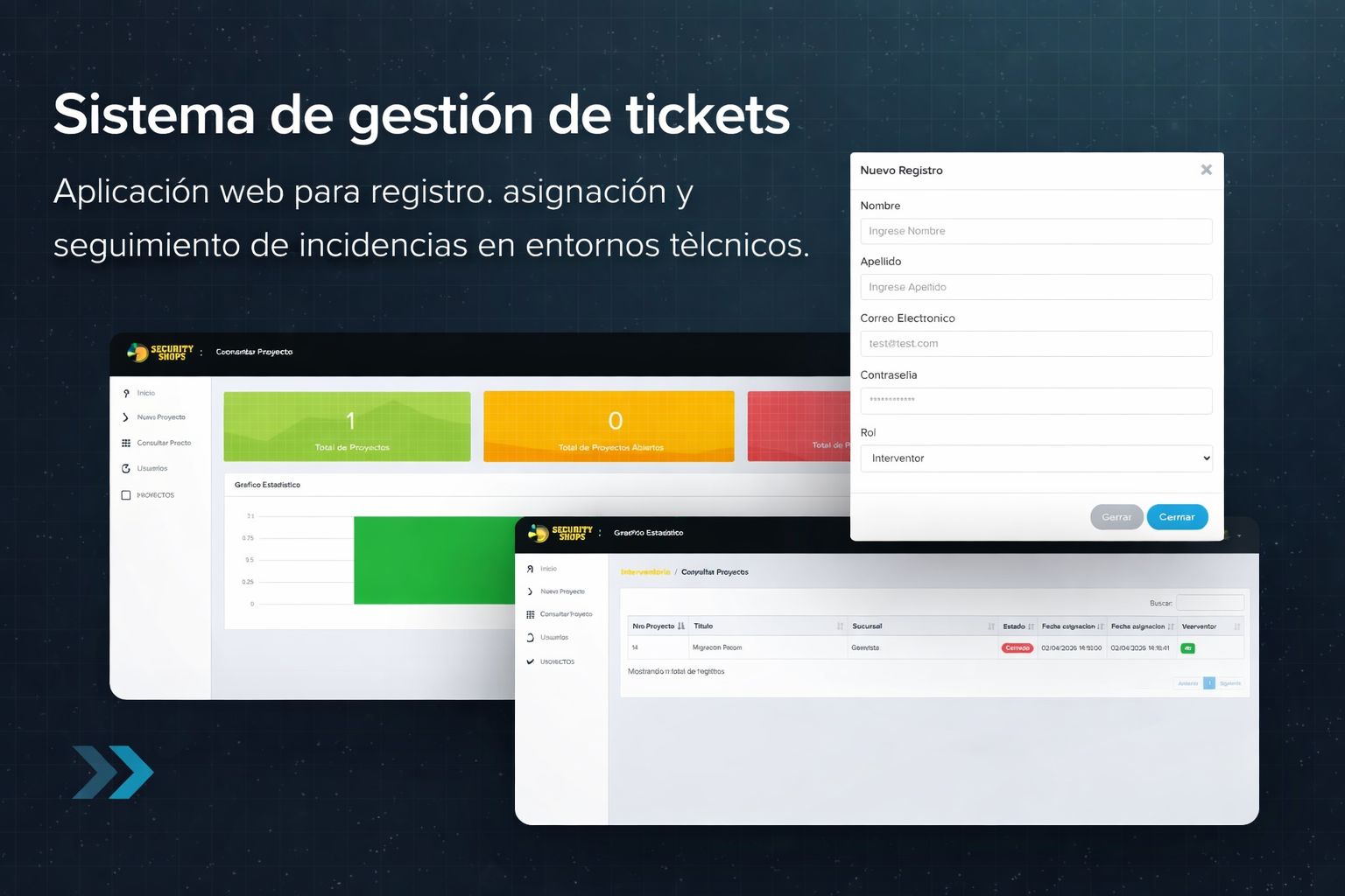 Sistema de interventoría